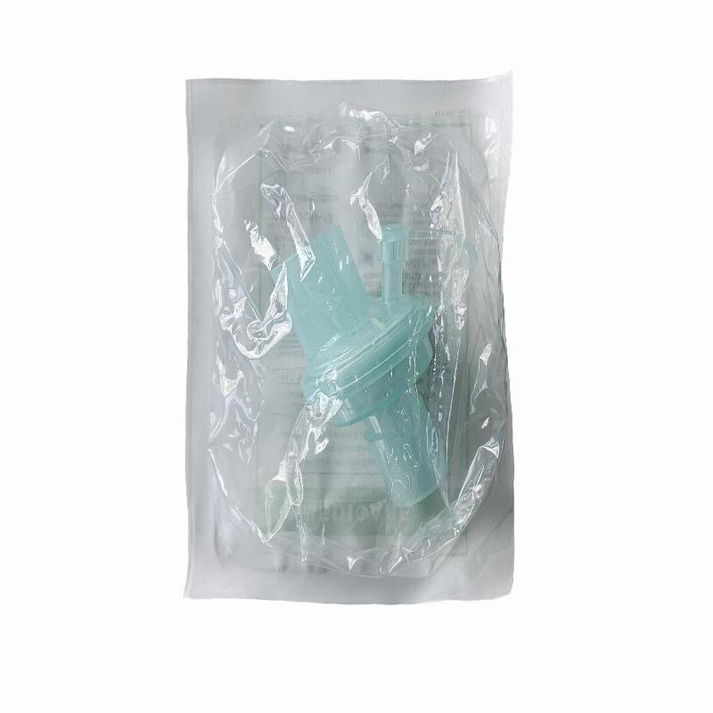 Фільтр дихальний вірусо-бактеріальний MEDICARE, електростатичний з портом, педіатричний, прямий